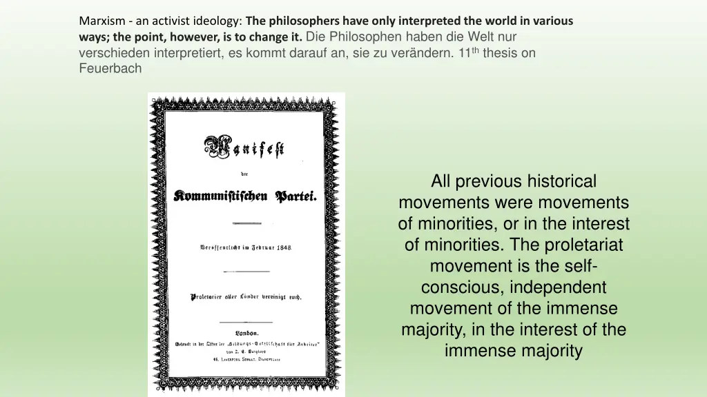 marxism an activist ideology the philosophers