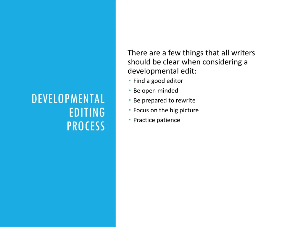 there are a few things that all writers should