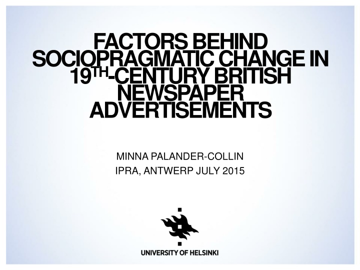 factors behind sociopragmaticchange