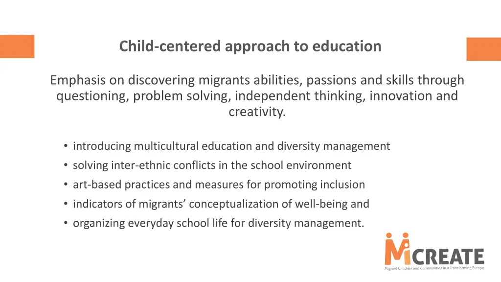 child centered approach to education