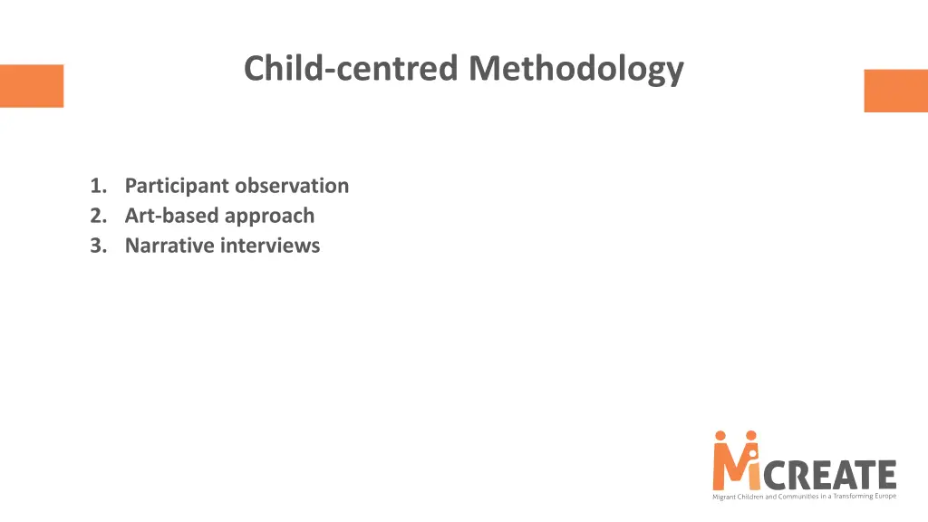 child centred methodology
