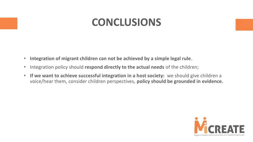 conclusions 2