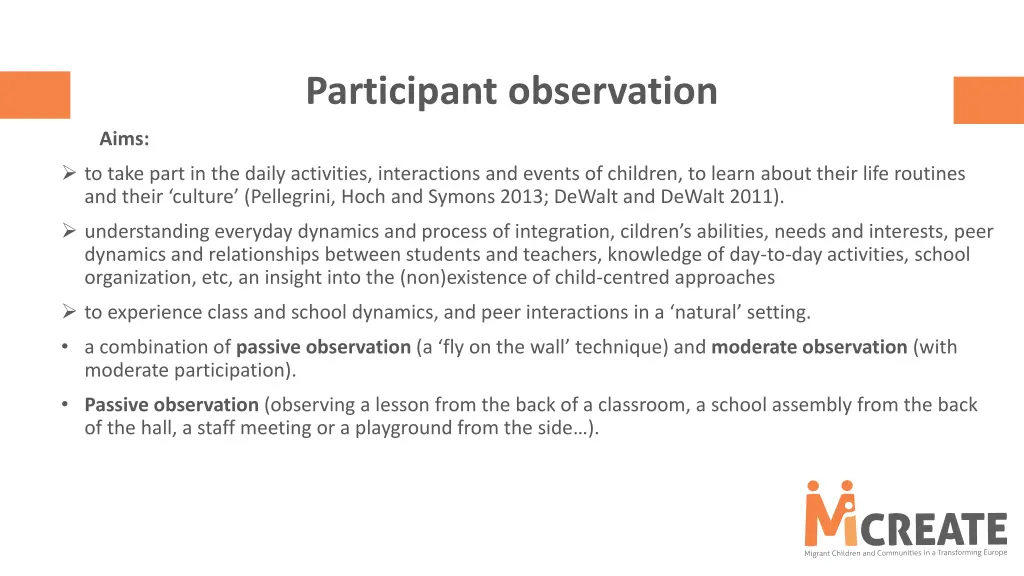 participant observation