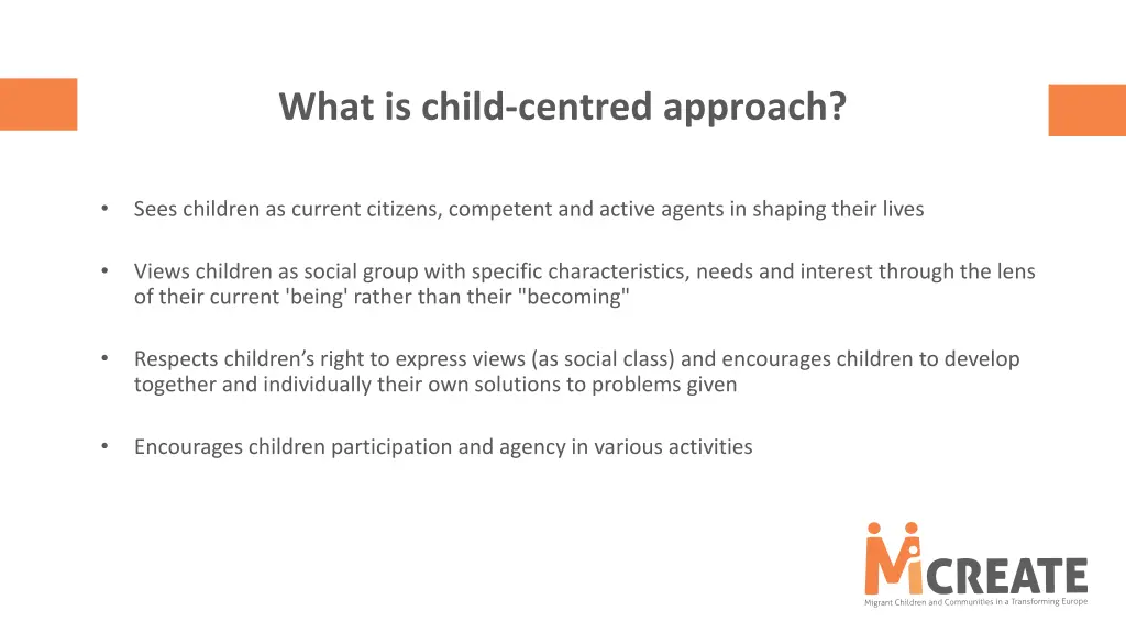 what is child centred approach