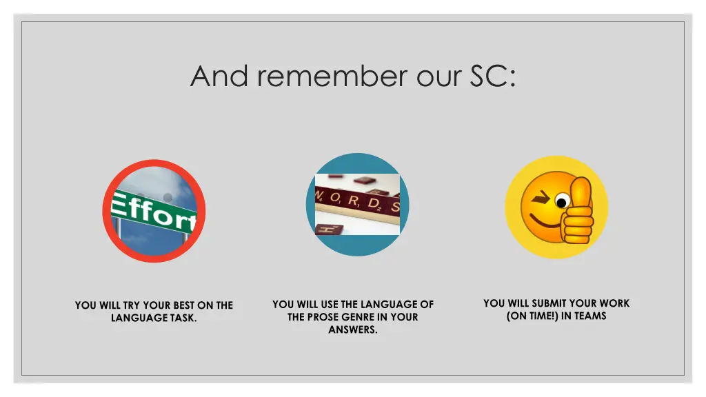 and remember our sc