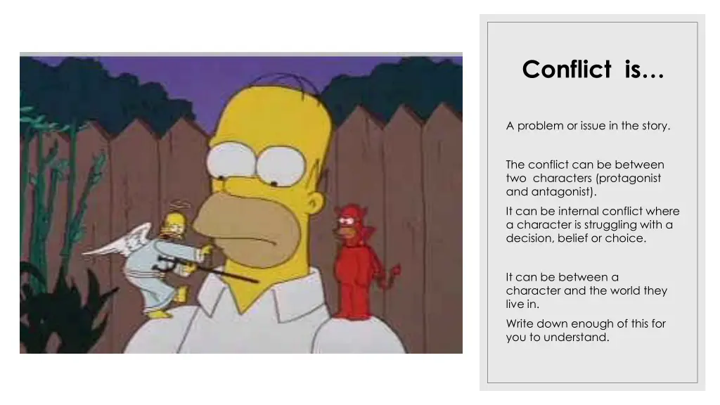 conflict is