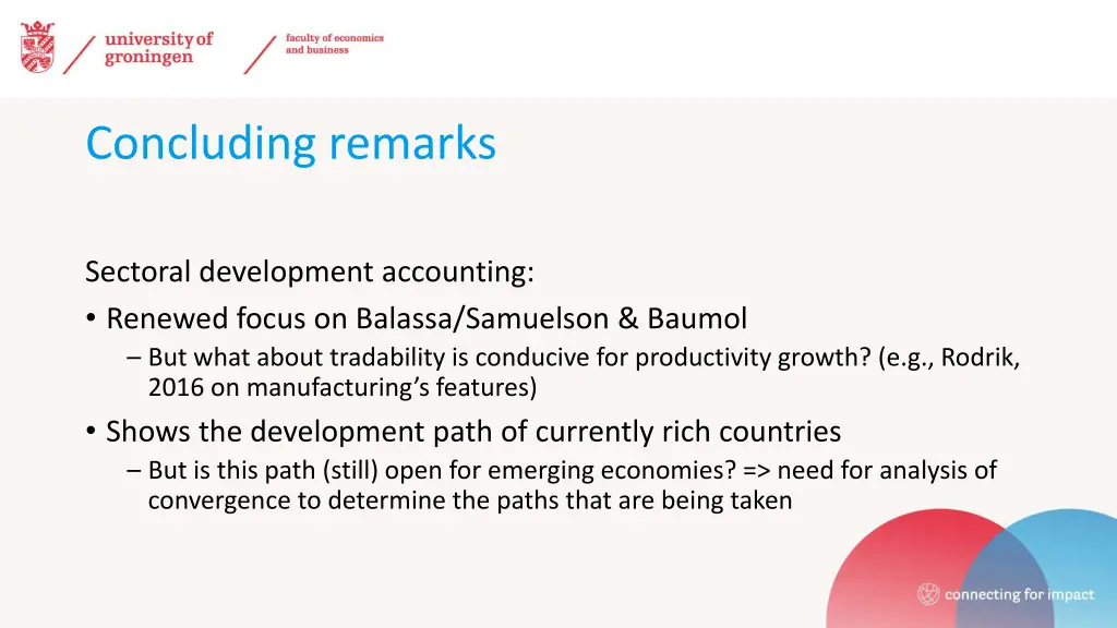 concluding remarks
