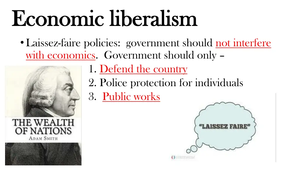 economic liberalism economic liberalism laissez