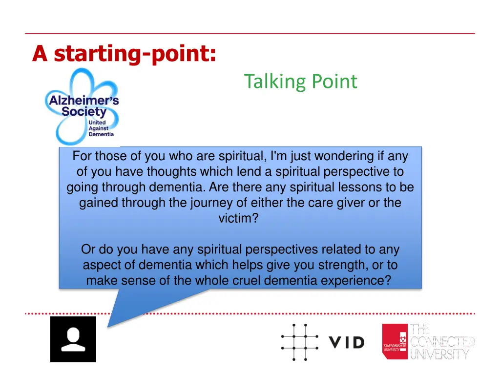 a starting point