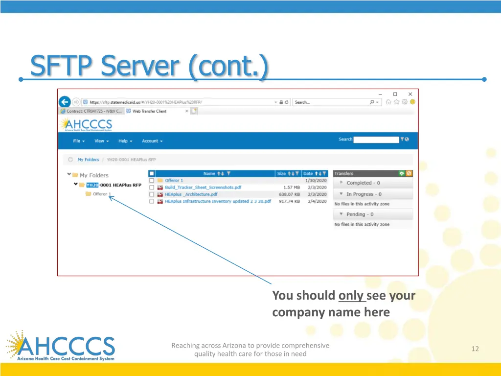 sftp server cont 1