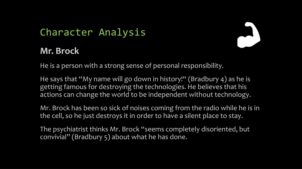 character analysis