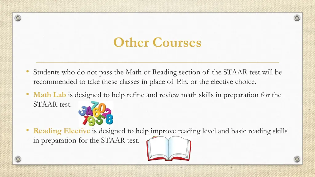 other courses