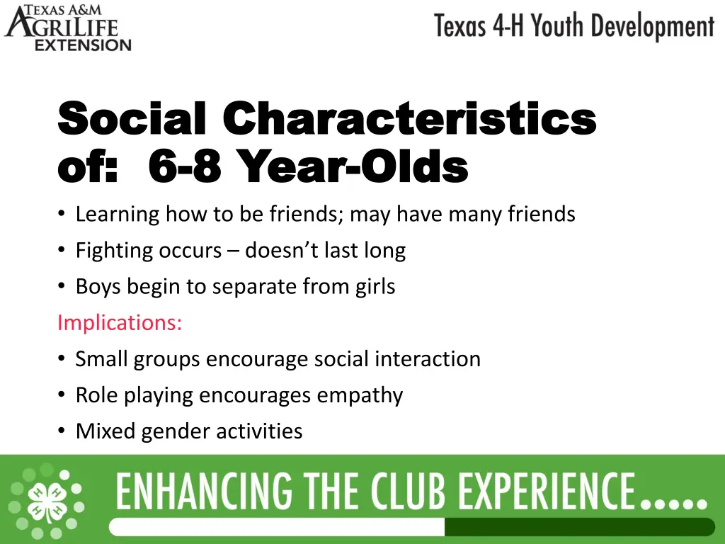 social characteristics social characteristics