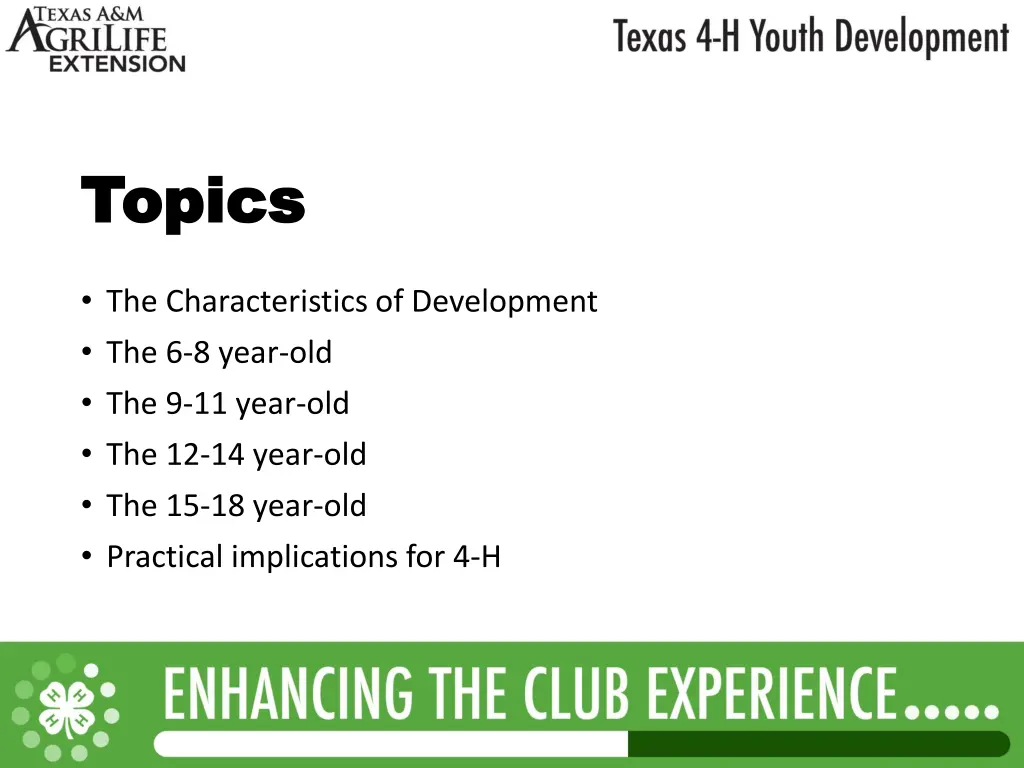 topics topics
