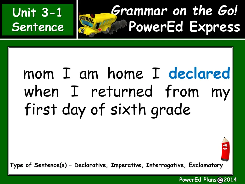 grammar on the go powered express 1