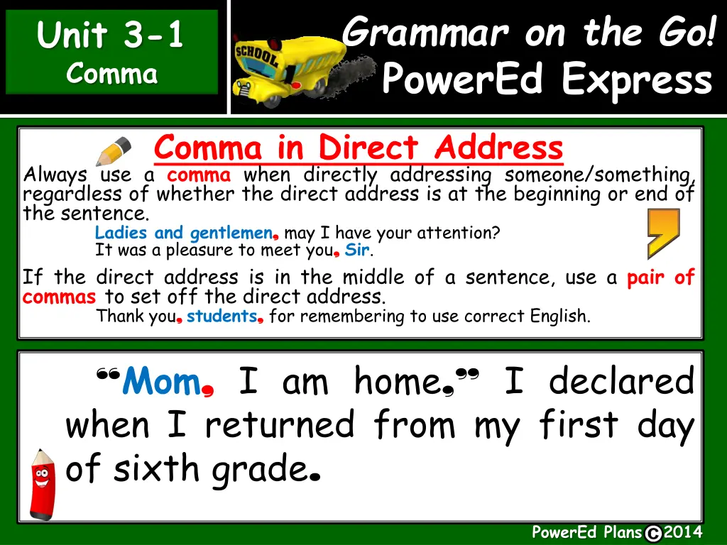grammar on the go powered express 2