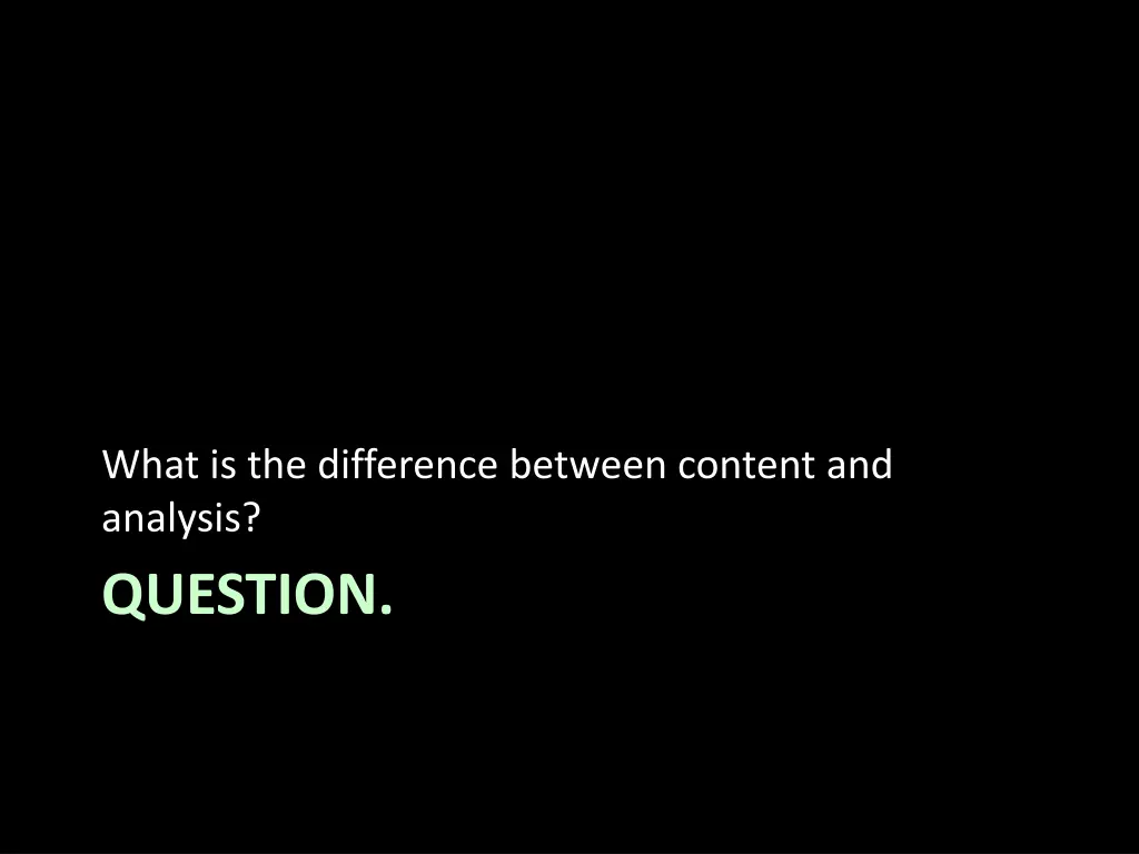 what is the difference between content