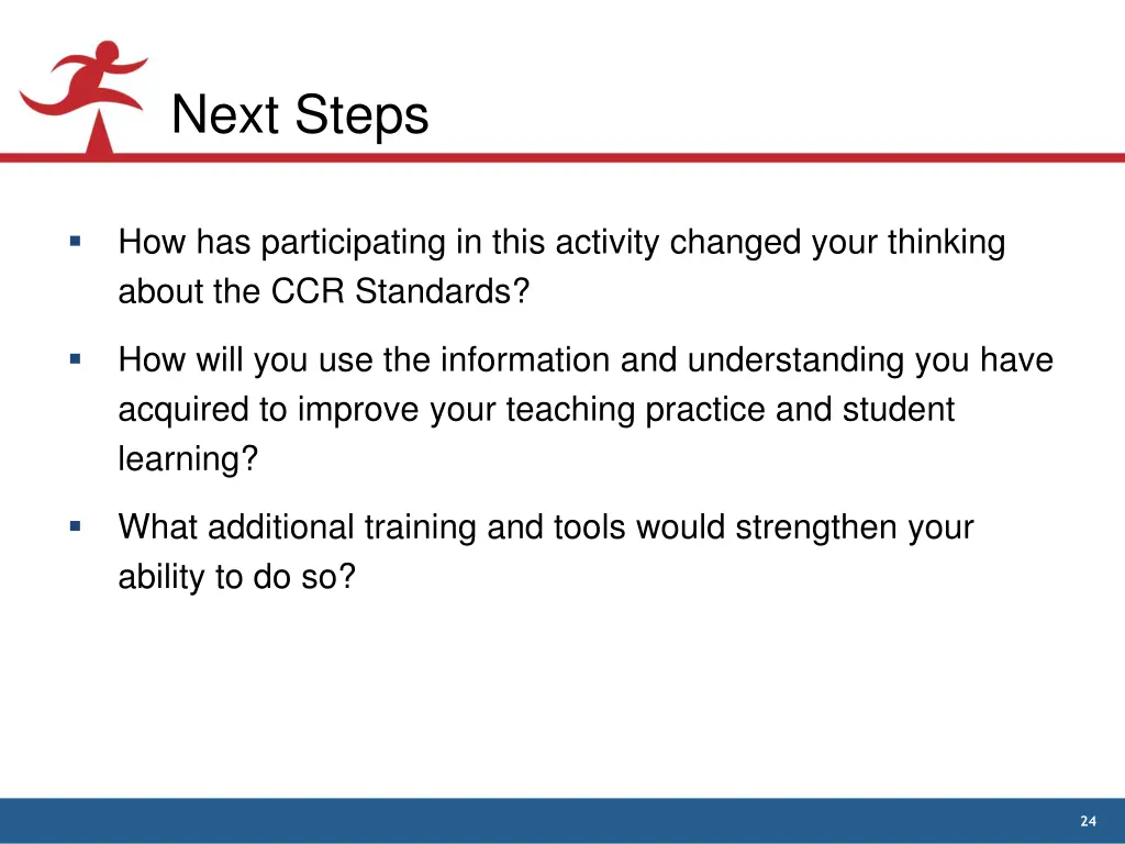 next steps