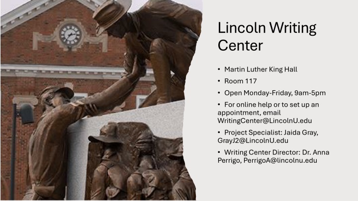 lincoln writing center