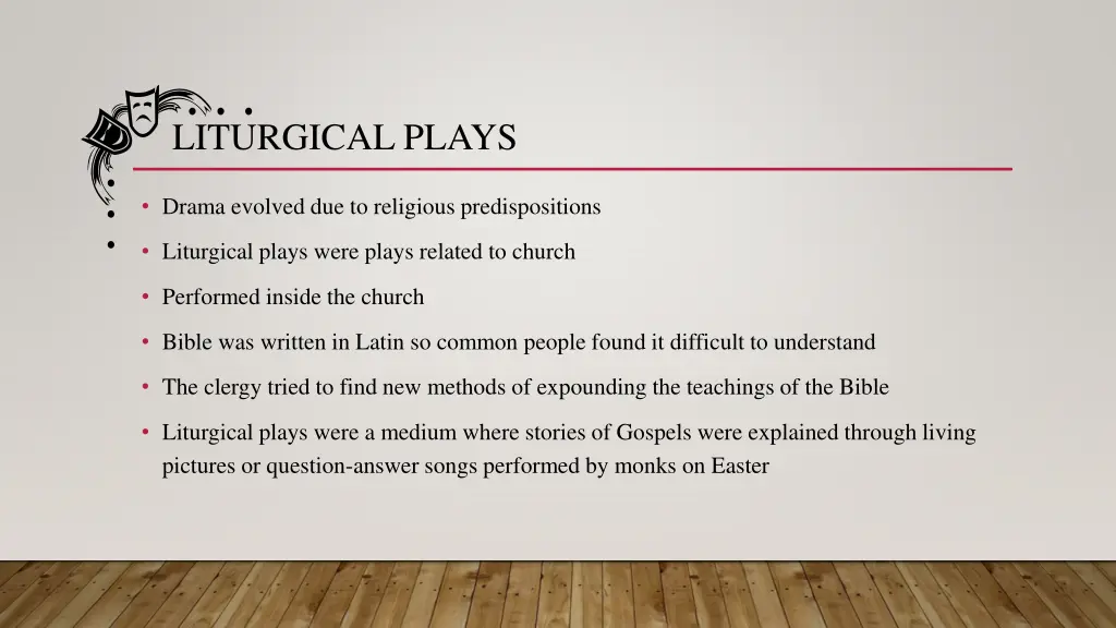 liturgical plays