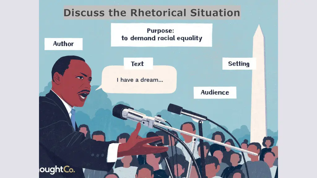discuss the rhetorical situation