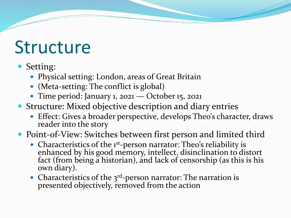 structure setting physical setting london areas