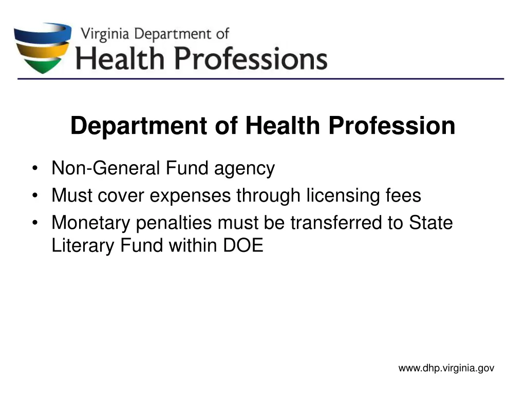 department of health professions 2