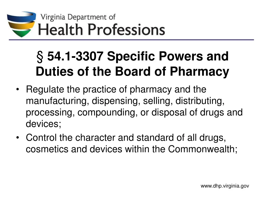 department of health professions 3
