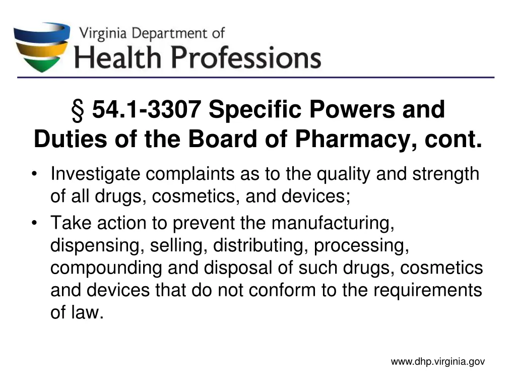department of health professions 4