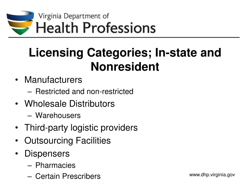 department of health professions 6
