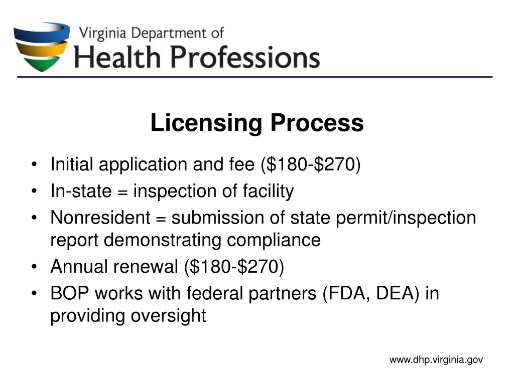 department of health professions 7