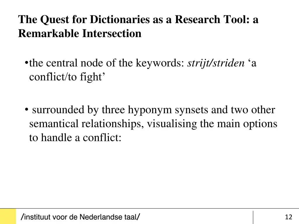 the quest for dictionaries as a research tool 11