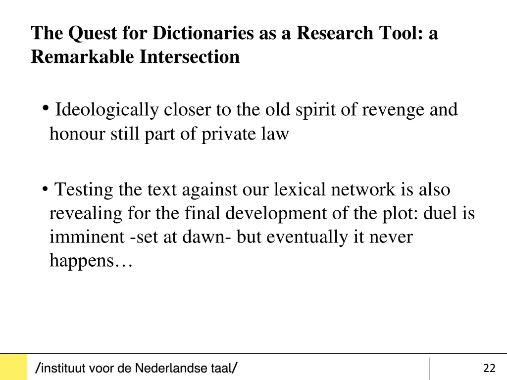 the quest for dictionaries as a research tool 21