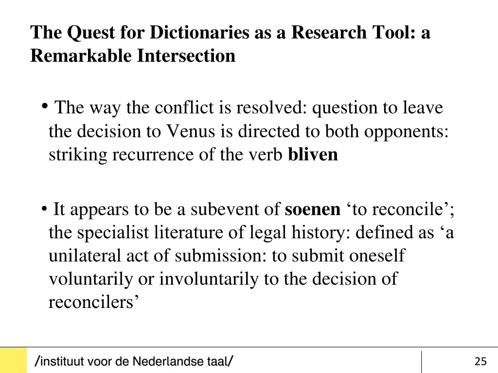 the quest for dictionaries as a research tool 24