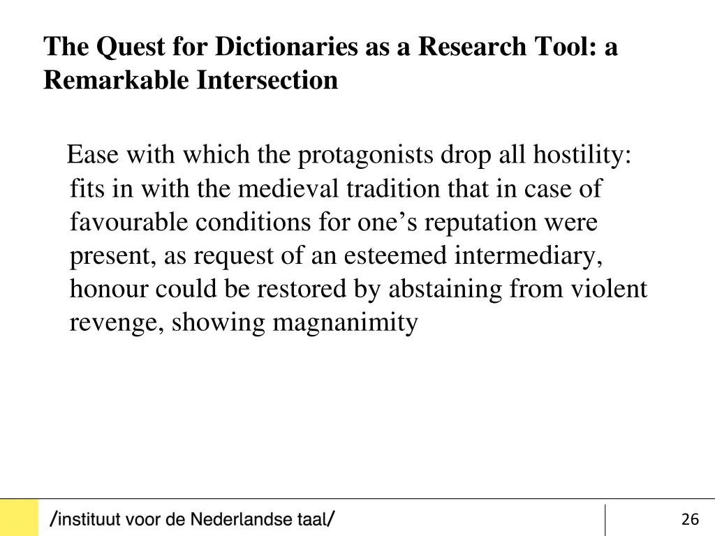 the quest for dictionaries as a research tool 25
