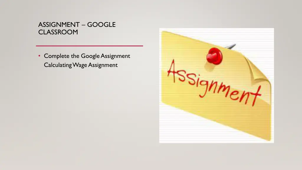 assignment google classroom