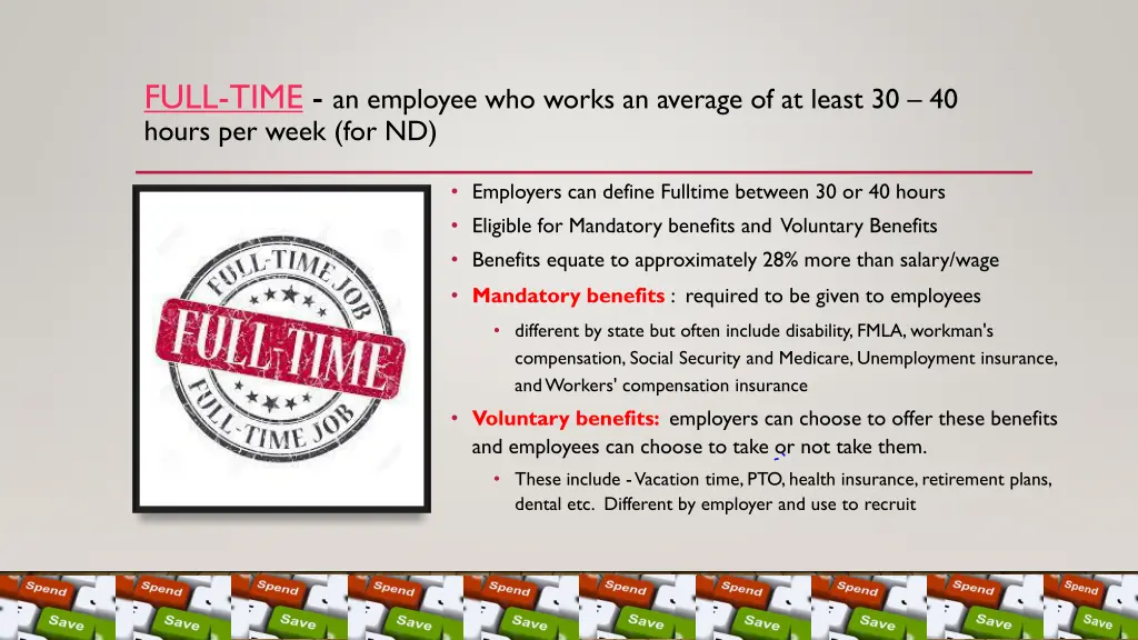 full time an employee who works an average