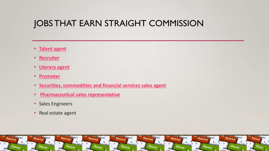 jobs that earn straight commission