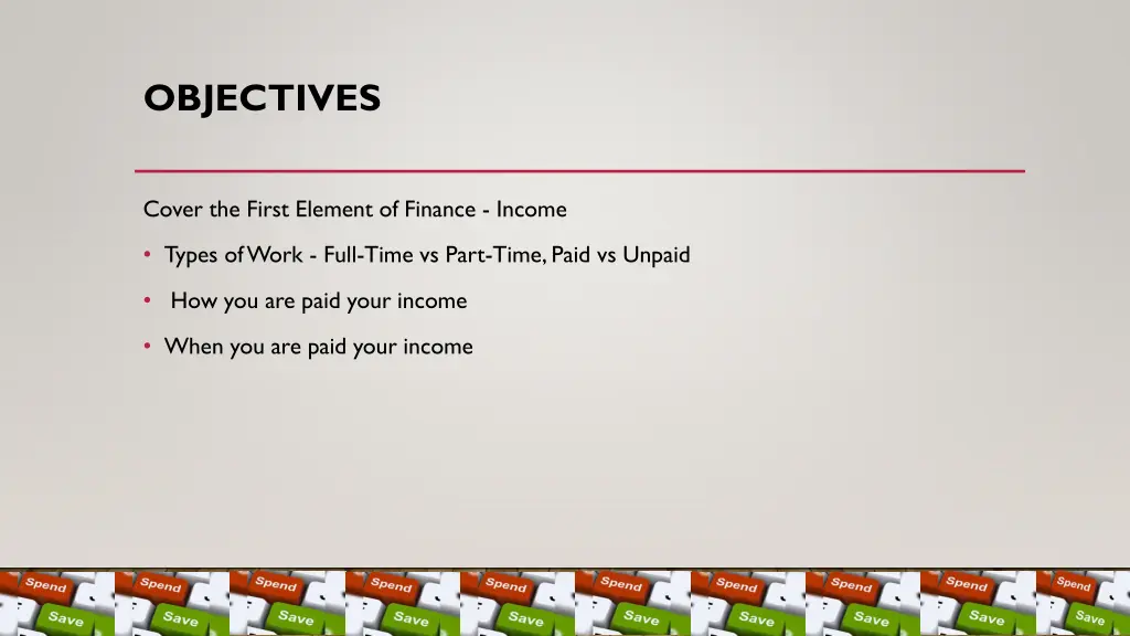 objectives