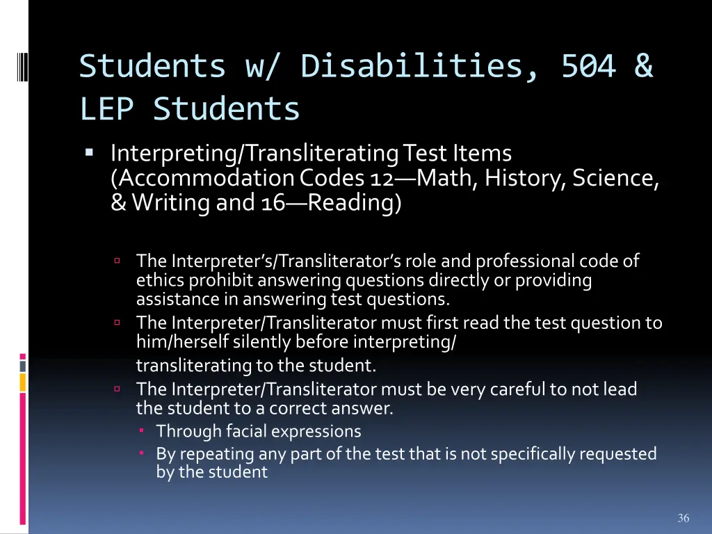 students w disabilities 504 lep students 1