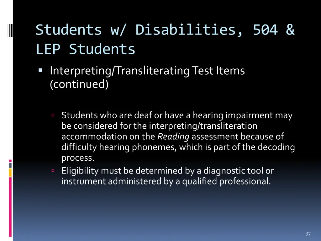 students w disabilities 504 lep students 2