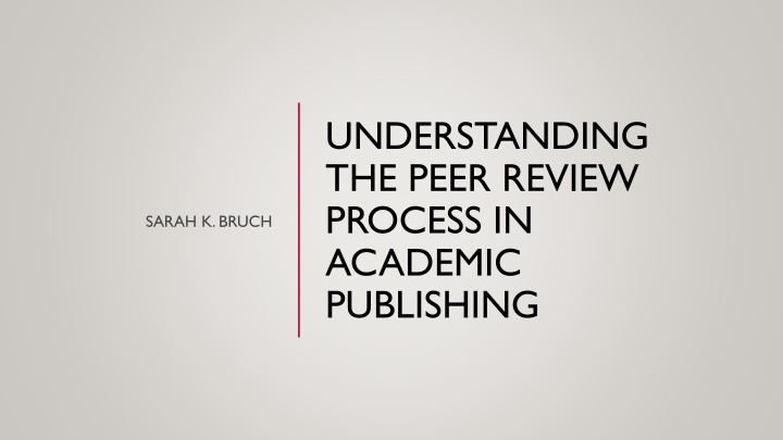 understanding the peer review process in academic
