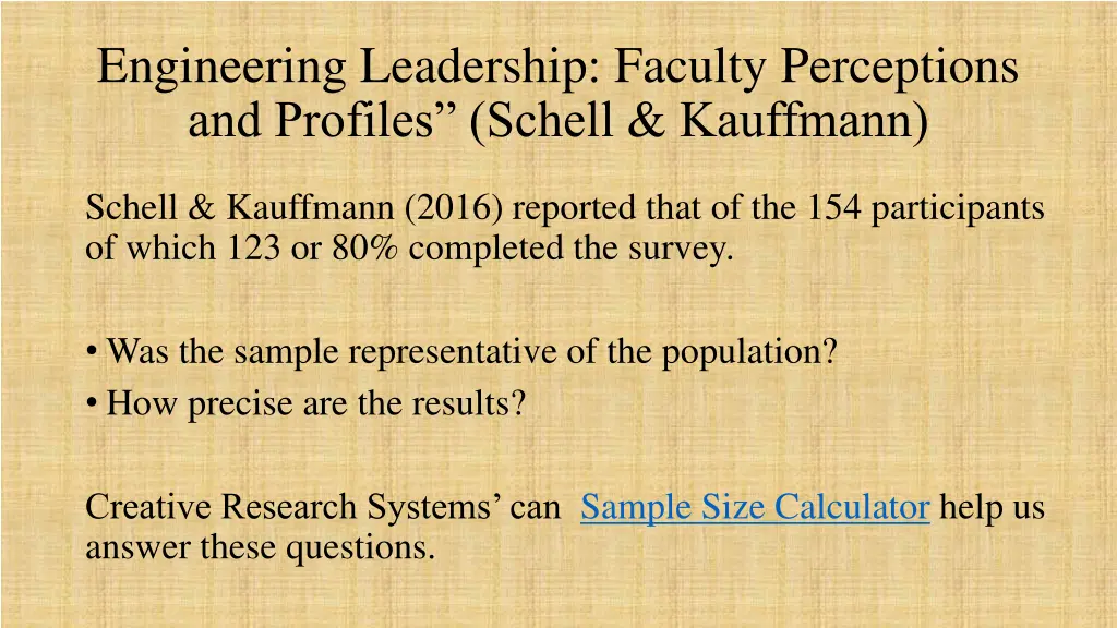 engineering leadership faculty perceptions