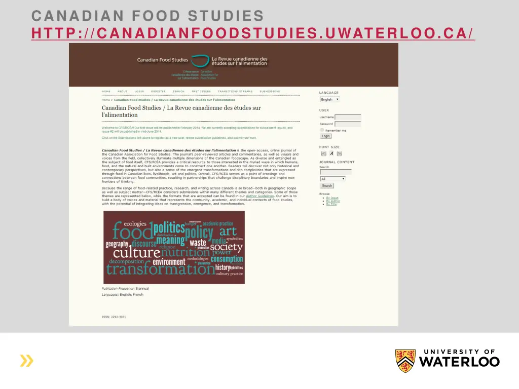 canadian food studies http canadianfoodstudies