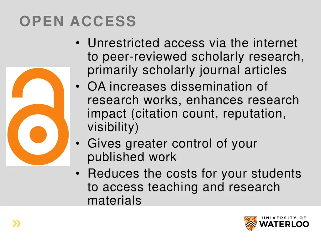 open access unrestricted access via the internet