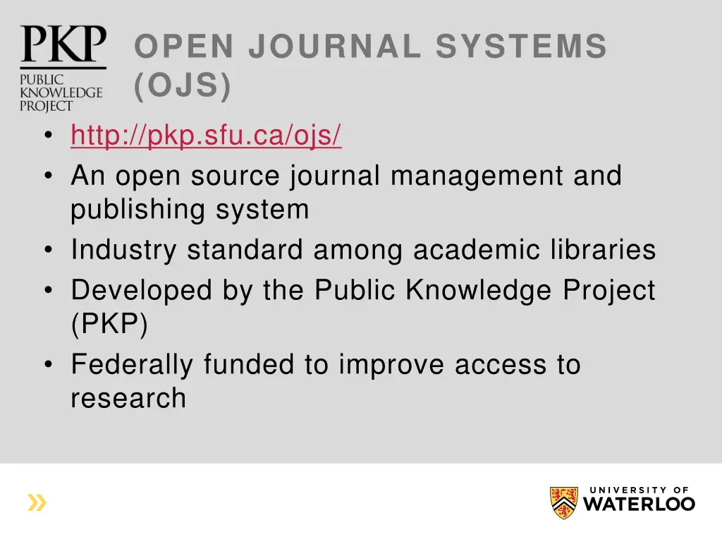 open journal systems ojs http