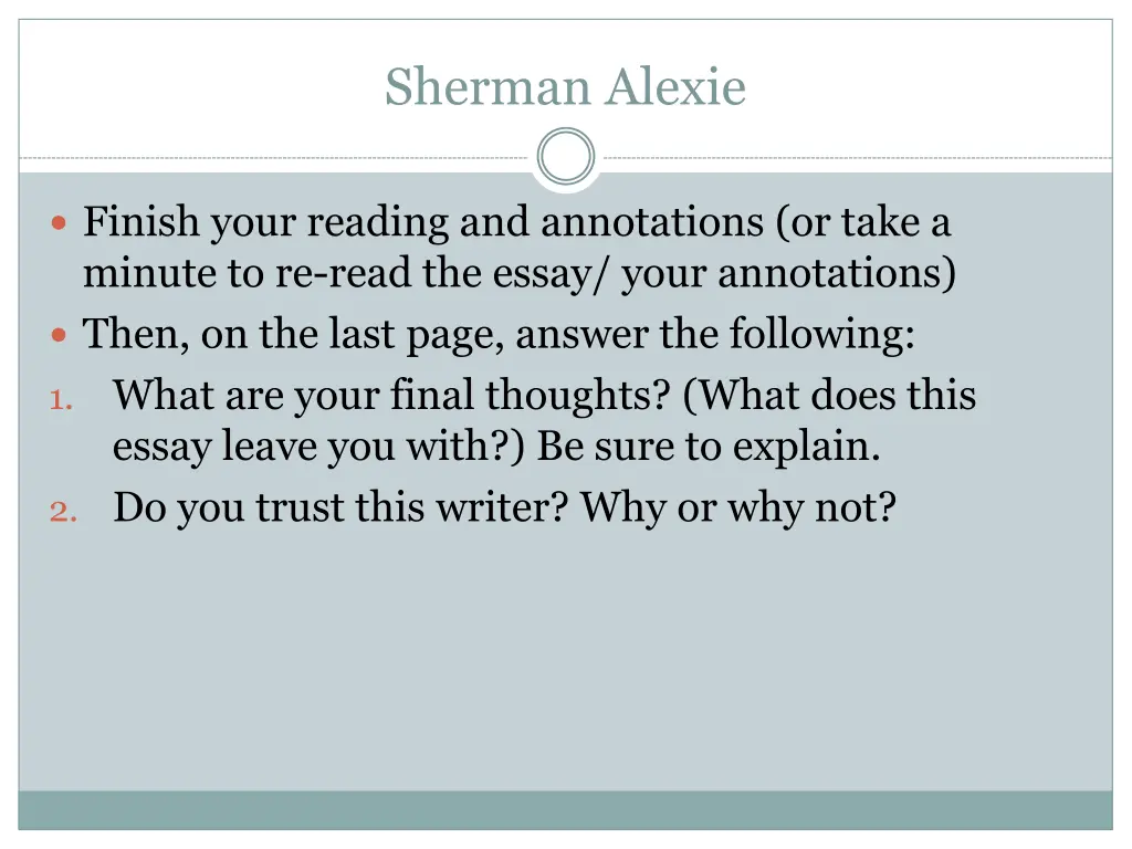 sherman alexie 1