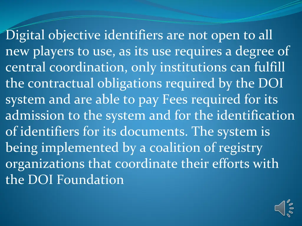 digital objective identifiers are not open
