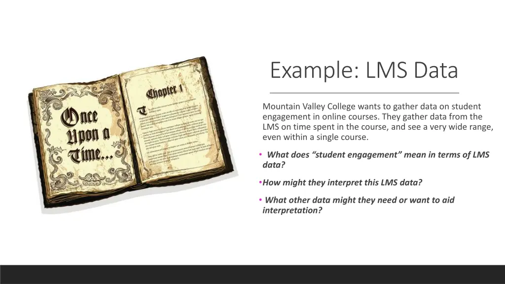 example lms data