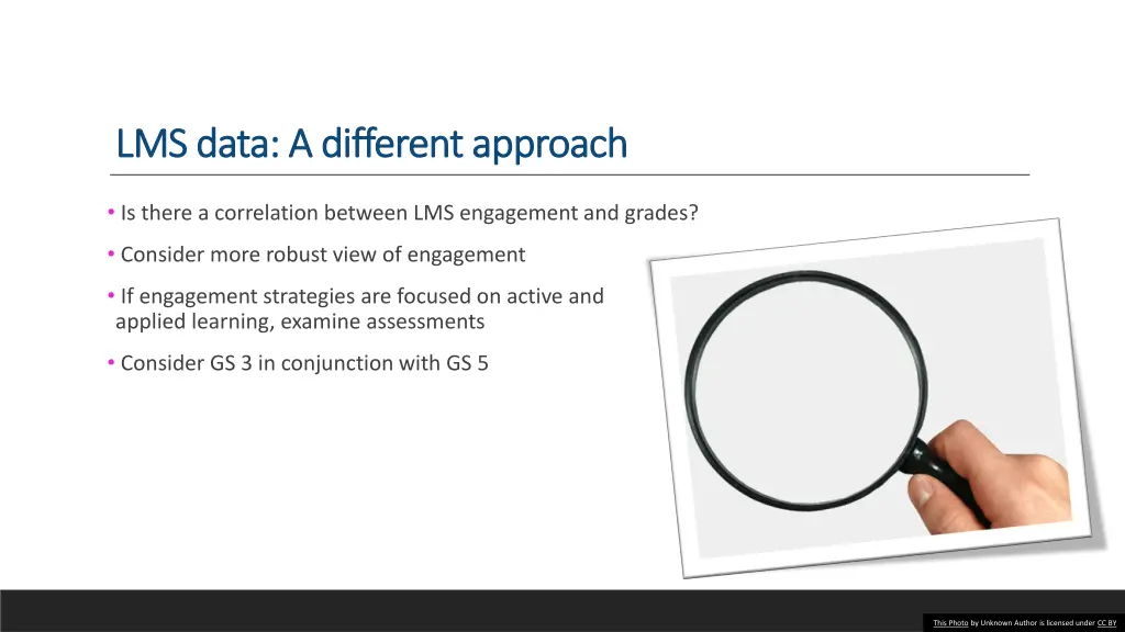 lms data a different approach lms data